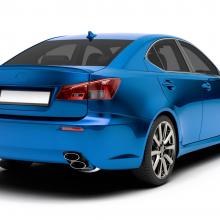 NR Supreme window tinting installed on a Lexus Photo of Solar Gard NR Supreme window tinting installed on a Lexus