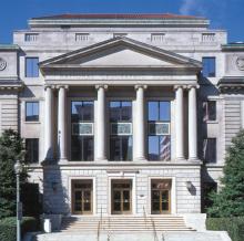 Solar Bronze window tinting installed on the National Geographic Society Photo of Solar Gard Solar Bronze window tinting installed on the National Geographic Society